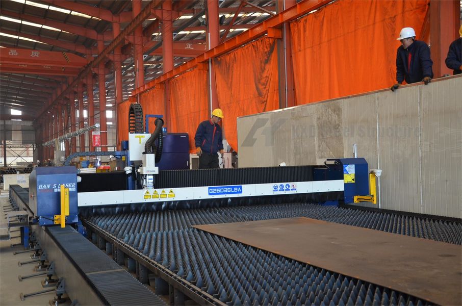 Qingdao KXD Steel Structure Co., Ltd lini produksi pabrikan