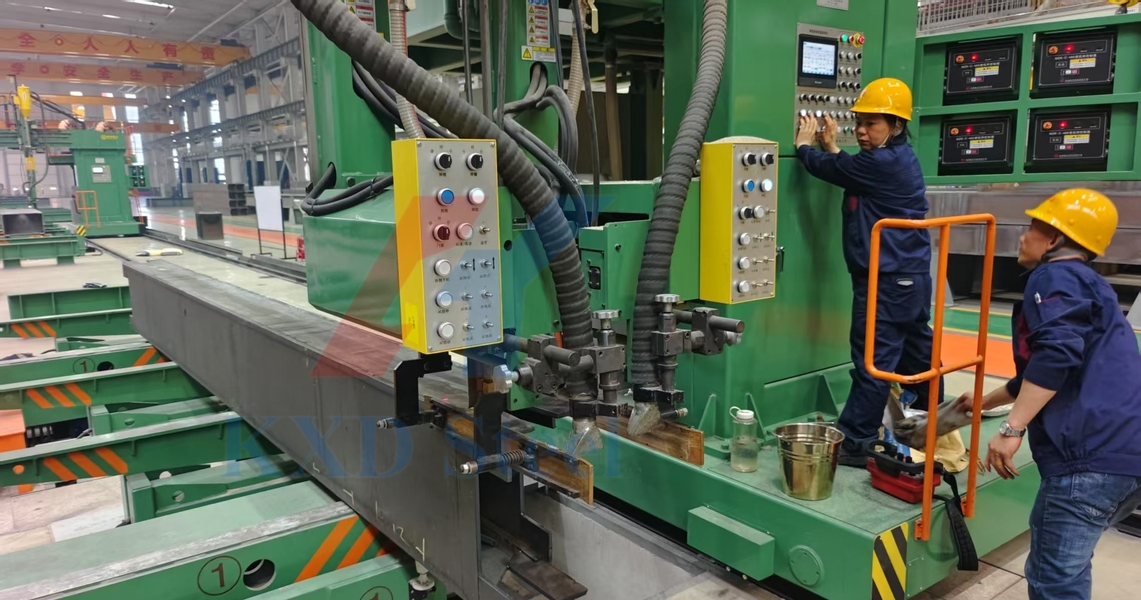 Qingdao KXD Steel Structure Co., Ltd lini produksi pabrikan