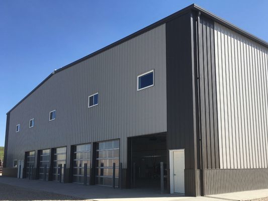 Bolt Connection Steel Structure Warehouse prefabrikasi Metal Workshop Building Kits