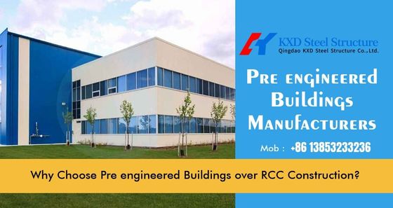 PEB Komersial Struktur Bangunan Baja Konstruksi ramah lingkungan