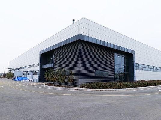 Bangunan Baja Industri Prefab Tinggi Kekuatan Tinggi Bangunan Gudang Jembatan Hangar