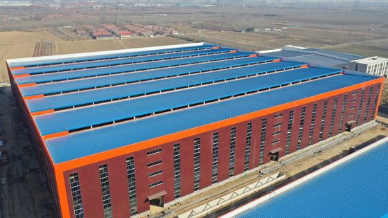 Bangunan Struktur Baja yang Dapat Dikustomisasi Bangunan Logam Pre-Engineered Modern SGS CE ISO