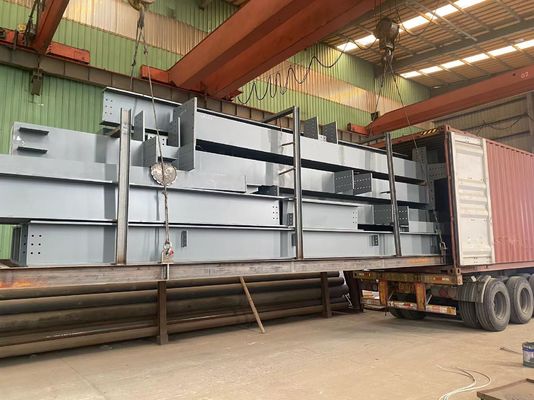 40' Pengisian Kontainer Bangunan Kerangka Baja Prefabrikasi Untuk Gudang Hangar