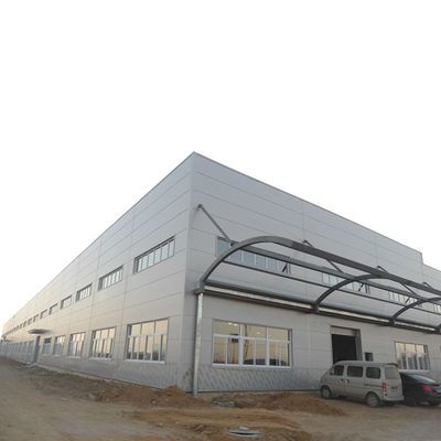 Kualitas yang sangat baik PU Panel Struktur Baja Frame Warehouse Workshop Pengolahan Makanan
