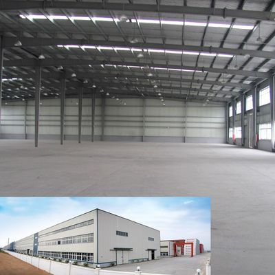 35m Clear Span Steel Struktur Konstruksi Bangunan Ringan Prefabrikasi