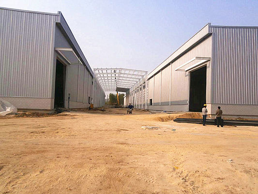 Pembangunan Struktur Baja Prefabrik Workshop Pabrik Pabrik SGS BV CE Disetujui