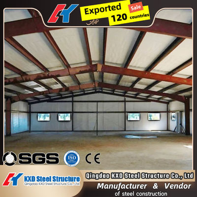 Industri Prefabricated Steel Structure Workshop Bangunan Prefab Modular Custom
