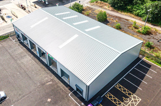 Prefabrikasi Cold Storage Metal Frame Light Sandwich Panel Struktur Bangunan Prefabrikasi Turnkey Heavy Warehouse