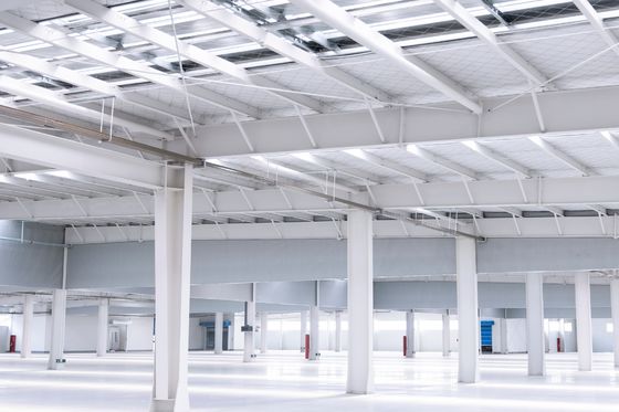 Pabrik Perindustrian Bangunan Baja Ringan Prefab Parkir Mobil/Sekolah/Rumah Sakit/Ladang/Ladang Baja
