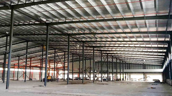 Afrika Selatan Bangunan gudang struktur baja logam prefabrikasi