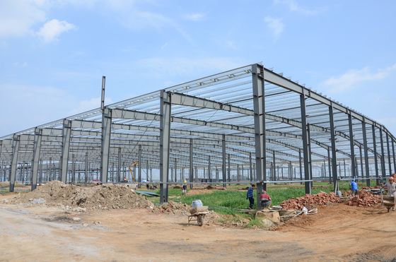 Q235 Q355B Struktur baja bengkel / gudang / semua jenis bangunan