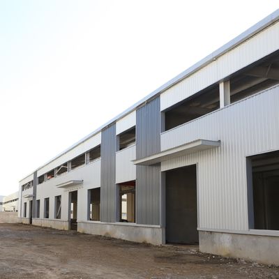 Bangunan Struktur Baja Prefabrikasi Gudang Bengkel Q235 Q355B