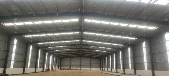 Pemasangan cepat Struktur baja satu lapisan Kerangka penyimpanan prefabrikasi Hangar