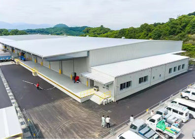 Ringan Industri Prefab Struktur Baja Gudang Modern Lampu Lokakarya