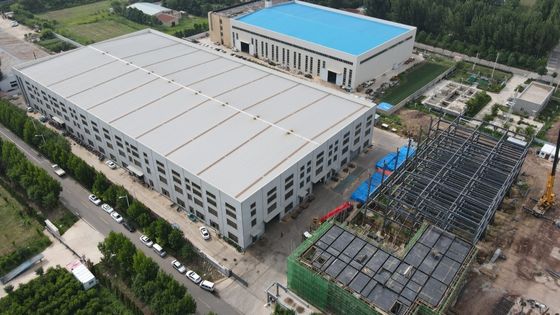 Biaya-efektif dirancang prefabrikasi Struktur Baja Quick Assemble gudang logam hangar