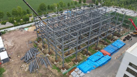 Gedung gudang industri prefabrikasi dengan struktur baja KXD yang dirancang secara komersial
