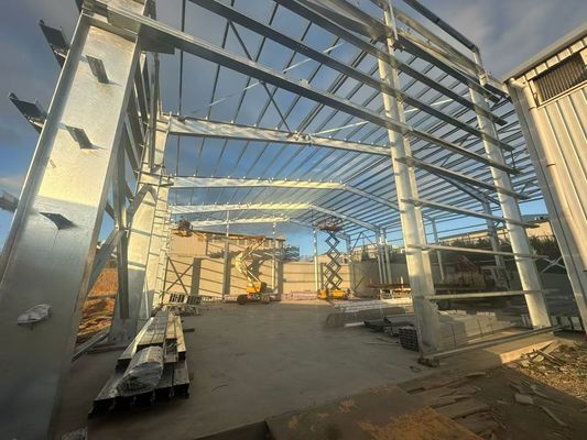 Hot Dip Galvanized Surface Ultimate Upgrade Murah Modern Kontemporer Konstruksi Metal Bangunan
