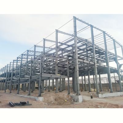 Struktur baja gudang gudang dengan ventilasi Ridge memenuhi kebutuhan pelanggan dan kunjungan bengkel
