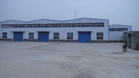 Muti Span Steel Frame Warehouse Factory Dengan Desain Arsitektur Bebas