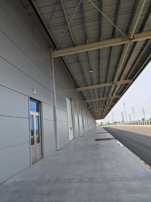 Metal shed logistics warehouse storage with over 70 years lifetime for sale