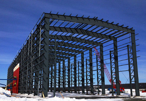 Struktur baja prefabrikasi industri modern bengkel besar dengan desain ringan untuk aplikasi bengkel