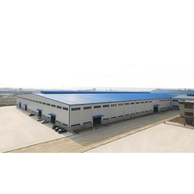 Hot Dip Galvanized / Painted Surface Single Storey Prefab Metal Frame Warehouse Hangar Buildings For Fast Installation