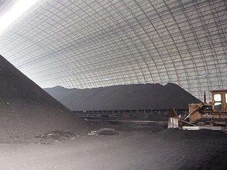 Customized Power Plant Steel Structure Warehouse Space Frame Coal Storage Shed Workshop