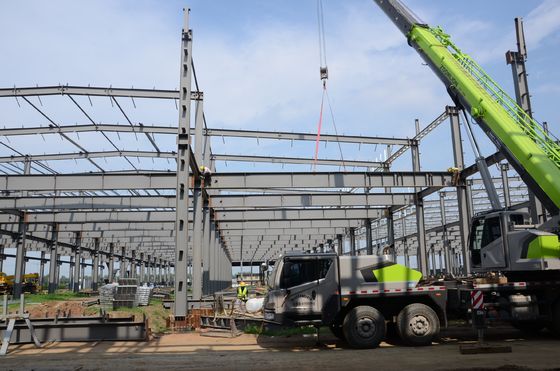 Pre-engineered Metal Structural Prefab Storage Warehouse Hangar With Free Atchitectural Support