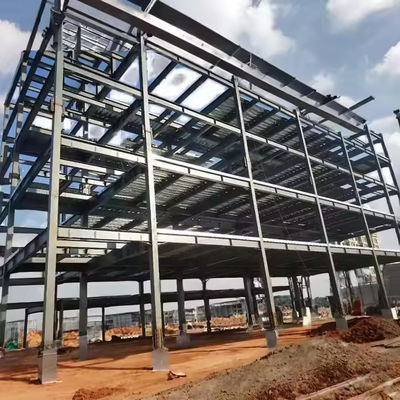 Anggaran Ramah Multi Story Prefabrikasi Rumah Baja Berat Bangunan Struktur Baja Tinggi Gedung Gudang Bengkel