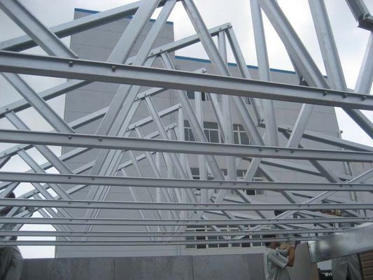 Bahan bangunan atap baja prefabrikasi untuk penggunaan industri