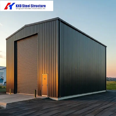 Perlengkapan Prefabrikasi Lokakarya Hangar Baja Bangunan Bahan Metal Industri Bangunan Struktur Baja