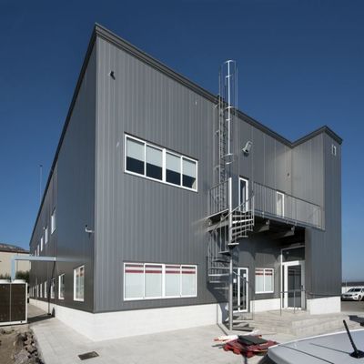 Bangunan Kantor Struktur Baja Prefabrikasi Komersial