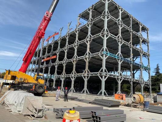 Bangunan Struktur Baja Multi-Tingkat Tugas Berat untuk Proyek Industri dengan Desain yang Dapat Disesuaikan