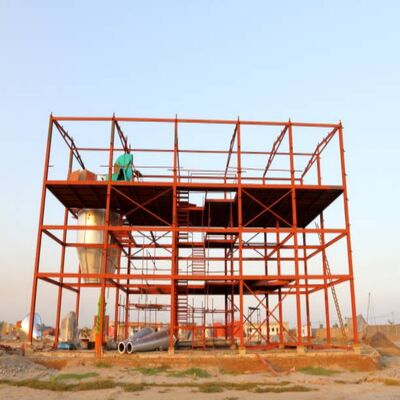 Industrial Steel Warehouse with Heavy-Duty Load-Bearing Fire-Resistant and Sustainable Design