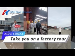 Bangunan Apartemen Kerangka Baja Modern Pusat Perbelanjaan Prefabrik Bangunan Gudang Logam